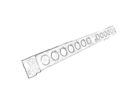 Gegenhalterleiste für Handbieger